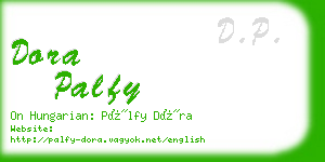 dora palfy business card